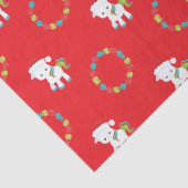 かわいいユニコーンレインボーフローラクリスマスホリデー 薄葉紙 (詳細)