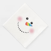 かわいいユニコーンレインボーホルンノーズ雪だるま (コーナー)