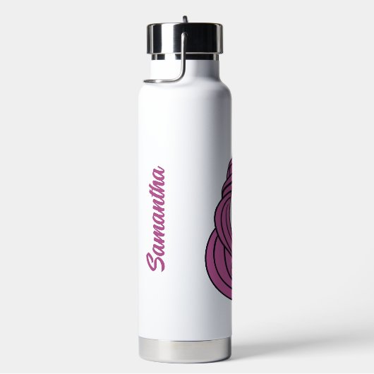 かわいいユニコーン名前をカスタムする ウォーターボトル (右面)