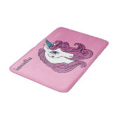 かわいいユニコーン名前をカスタムする&カラーバスマット バスマット (アングル)