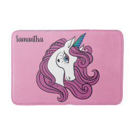かわいいユニコーン名前をカスタムする&カラーバスマット バスマット