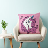 かわいいユニコーン名前をカスタムする&カラー装飾用クッション クッション (椅子)