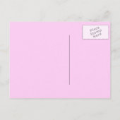 かわいいユニコーン幸せな1歳の誕生日と写真 ポストカード (裏面)