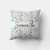 かわいいユニコーン枕 クッション (裏面)