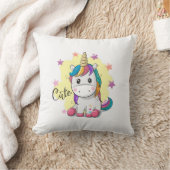 かわいいユニコーン枕 クッション (ブランケット)