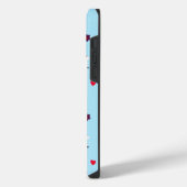 かわいいユニコーン柄 iPhoneケース (左側面)
