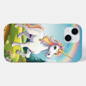 かわいいユニコーン漫画 Case-Mate iPhoneケース (裏面 (横))