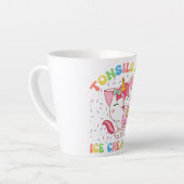 かわいいユニコーン猫アイスクリーム |プおもしろいン カフェラテマグ (左アングル)