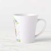 かわいいユニコーン猫アイスクリーム |プおもしろいン カフェラテマグ (右)