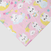 かわいいユニコーン猫ライトピンク色 薄葉紙 (詳細)