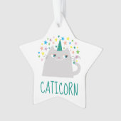 かわいいユニコーン猫 オーナメント (正面)