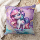 かわいいユニコーン装飾用クッション クッション (ブランケット)