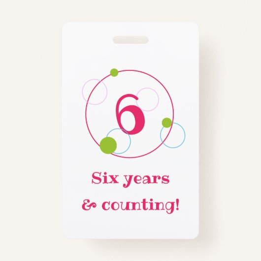 かわいいユニコーン誕生日バッジパーティー特典 バッジ (裏面)