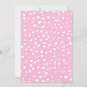 かわいいユニコーン誕生日パーティー 招待状 (裏面)