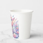 かわいいユニコーン赤ちゃんシャワー 紙コップ (左)