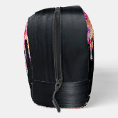 かわいいユニコーン黒グリッター誕生日モノグラムアクセス ドップキット (右)