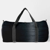 かわいいユニコーン黒グリッター誕生日モノグラムスリング ダッフルバッグ (裏面)