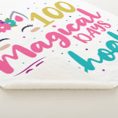 かわいいユニコーン100魔法の学校の日 シェルパブランケット (3/4)