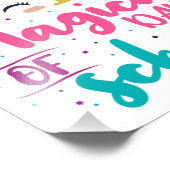 かわいいユニコーン100魔法の学校の日 フォトプリント            (角)