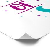 かわいいユニコーン100魔法の学校の日 ポスター (角)