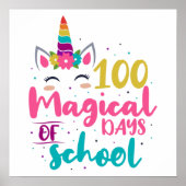 かわいいユニコーン100魔法の学校の日 ポスター (正面)