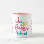 かわいいユニコーン100魔法の学校の日 マグカップ (中央)