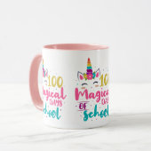 かわいいユニコーン100魔法の学校の日 マグカップ (正面左)