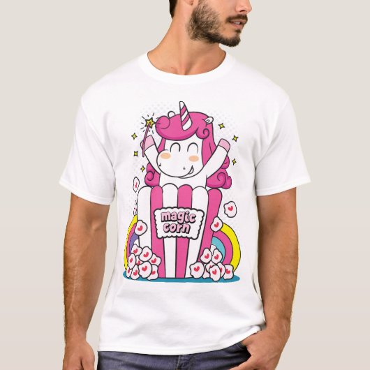 かわいいユニコーン2 Tシャツ (正面)