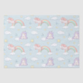 かわいいユニコーン+ケーキ 薄葉紙 (正面)