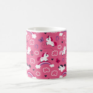 かわいいユニコーン コーヒーマグカップ