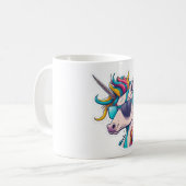 かわいいユニコーン コーヒーマグカップ (正面左)