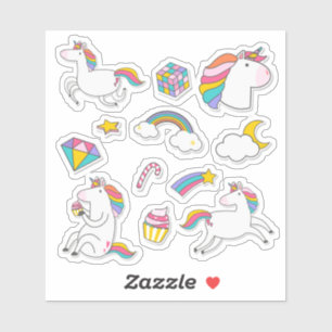 かわいいユニコーン シール