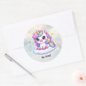かわいいユニコーン ステッカー シート (封筒)