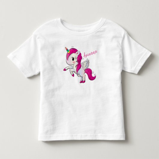 かわいいユニコーン トドラーTシャツ (正面)