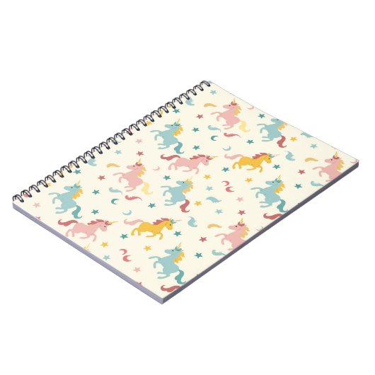 かわいいユニコーン ノートブック (左側)