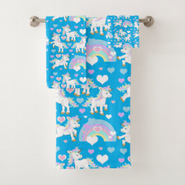 かわいいユニコーン バスタオルセット