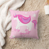 かわいいユニコーン |ピパーソナライズされたンク装飾用クッション🦄 クッション (ブランケット)