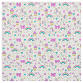 かわいいユニコーン ファブリック (見本)