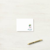 かわいいユニコーン ポストイット (デスク上)