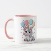 かわいいユニコーン マグカップ (左)
