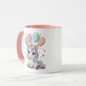 かわいいユニコーン マグカップ (正面左)