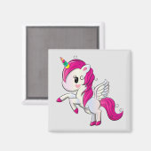 かわいいユニコーン マグネット (正面/裏面)