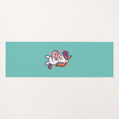 かわいいユニコーン ヨガマット (正面(横))