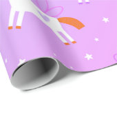 かわいいユニコーン ラッピングペーパー (ロールコーナー)