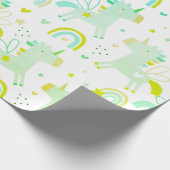 かわいいユニコーン ラッピングペーパー (角)