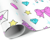 かわいいユニコーン ラッピングペーパー (ロールコーナー)