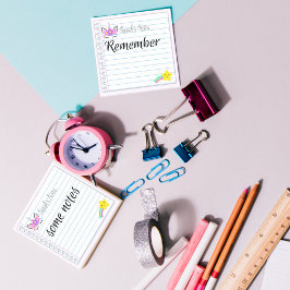 かわいいユニコーン&レインボー射撃、 発砲スター3"x" 3 ポストイット