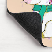 かわいいユニコーン |冬とフード付 マウスパッド (コーナー)