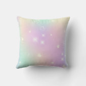 かわいいユニコーン&金ゴールド星名 クッション (裏面)