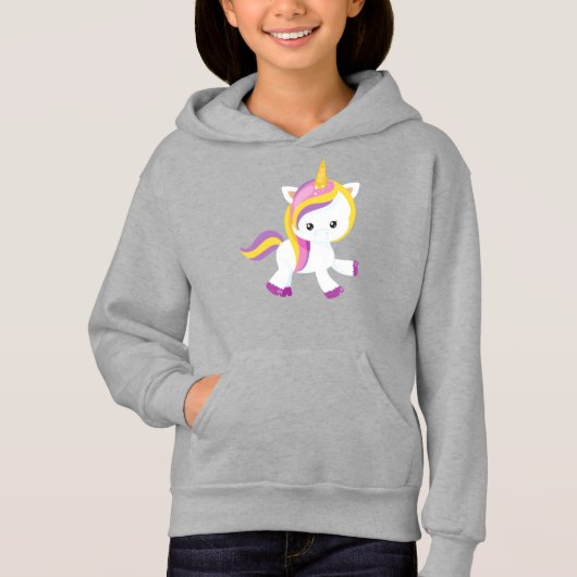 かわいいユニコーン，魔法ユニコーン，かわいいユニコーン (正面)